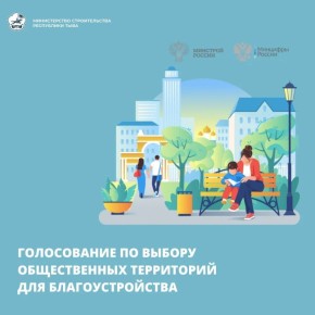 Жители Тувы могут выбрать общественную территорию, которую благоустроят в следующем году