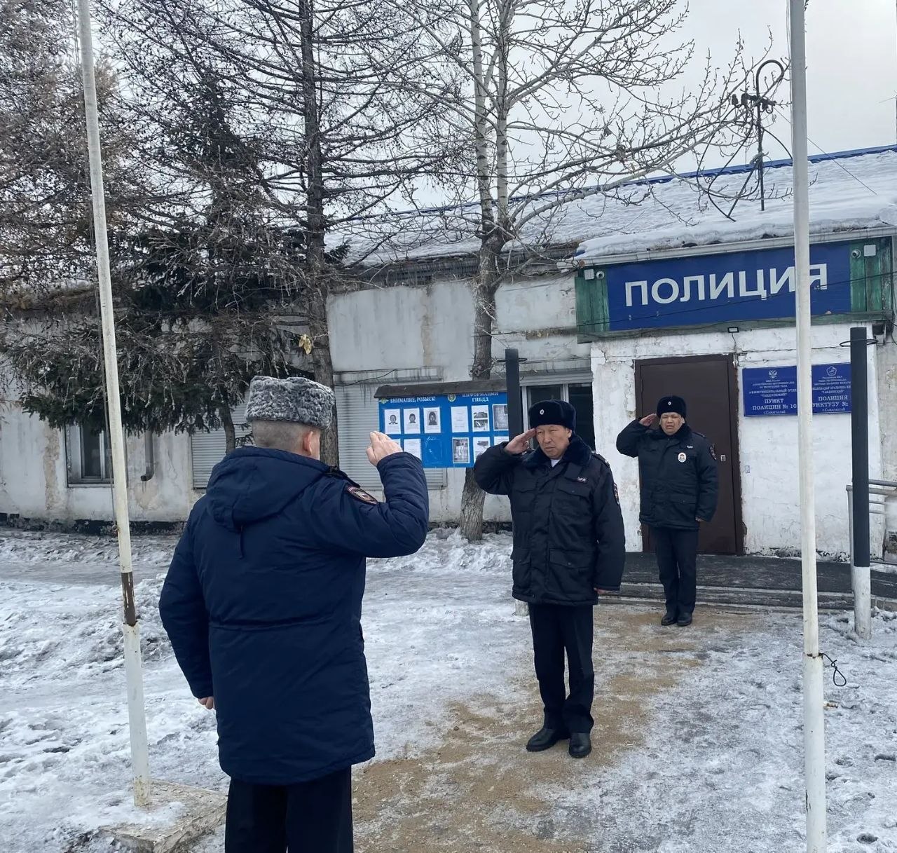 Министр внутренних дел по Республике Тыва посетил отделение полиции в с. Самагалтай