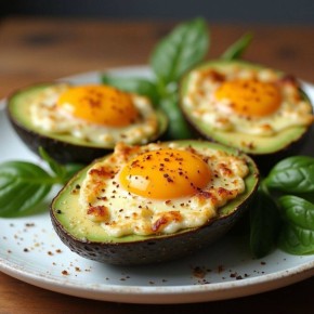 Запеченное авокадо с яйцом: идеальный завтрак для гурманов