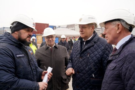 Строительная готовность Сибирского культурного кластера приближается к 75% – полпред ознакомился с ходом его возведения