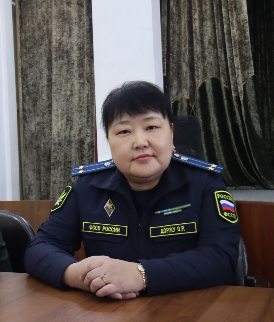 Сегодня свой День рождения отмечает руководитель УФССП России по Республике Тыва – главный судебный пристав подполковник внутренней службы Ольга Романовна Доржу