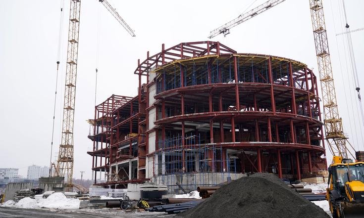 Строительная готовность Сибирского культурного кластера приближается к 75% Строительная готовность Сибирского культурного кластера приближается к 75%