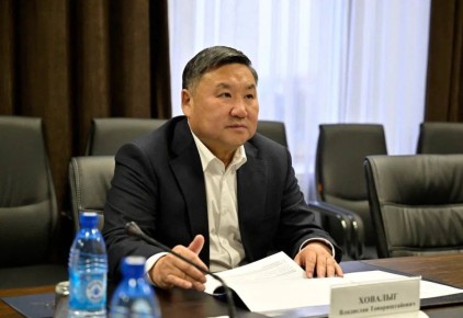 Владислав Ховалыг: Встретился с руководителем Регионального диспетчерского управления энергосистемы Красноярского края и Республики Тыва Владимиром Анатольевичем Райляном