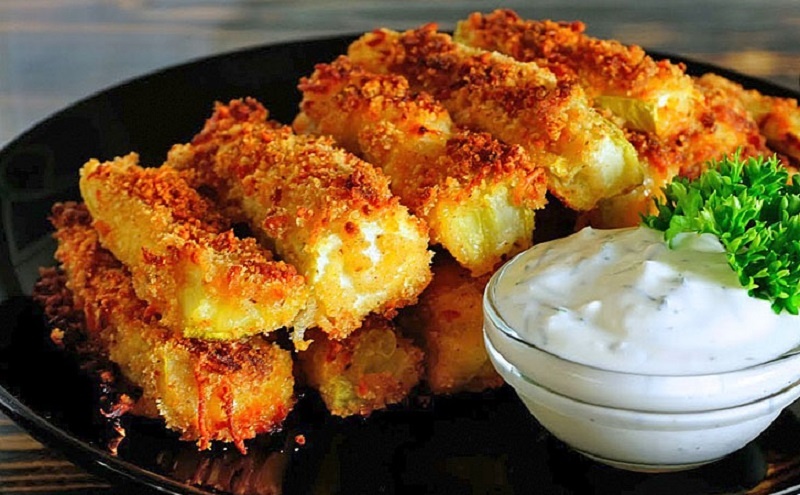 Кабачки в панировке: хрустящая закуска без лишнего масла
