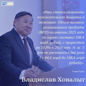 В ходе отчета о деятельности правительства за 2025 год Глава Тувы Владислав Ховалыг рассказал о результатах жилищного строительства в республике