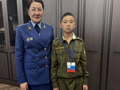 Прокуратура республики продолжает реализацию проекта «Юный помощник правоохранительных органов и силовых структур»