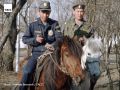 #архив_ТАСС_Сибирь. Наряд конной милиции во время патрулирования парка в Кызыле