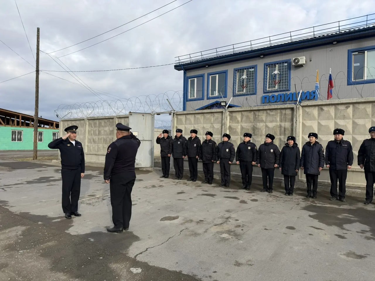 Заместитель министра внутренних дел по Туве проинспектировал пункт полиции в Суг-Аксы