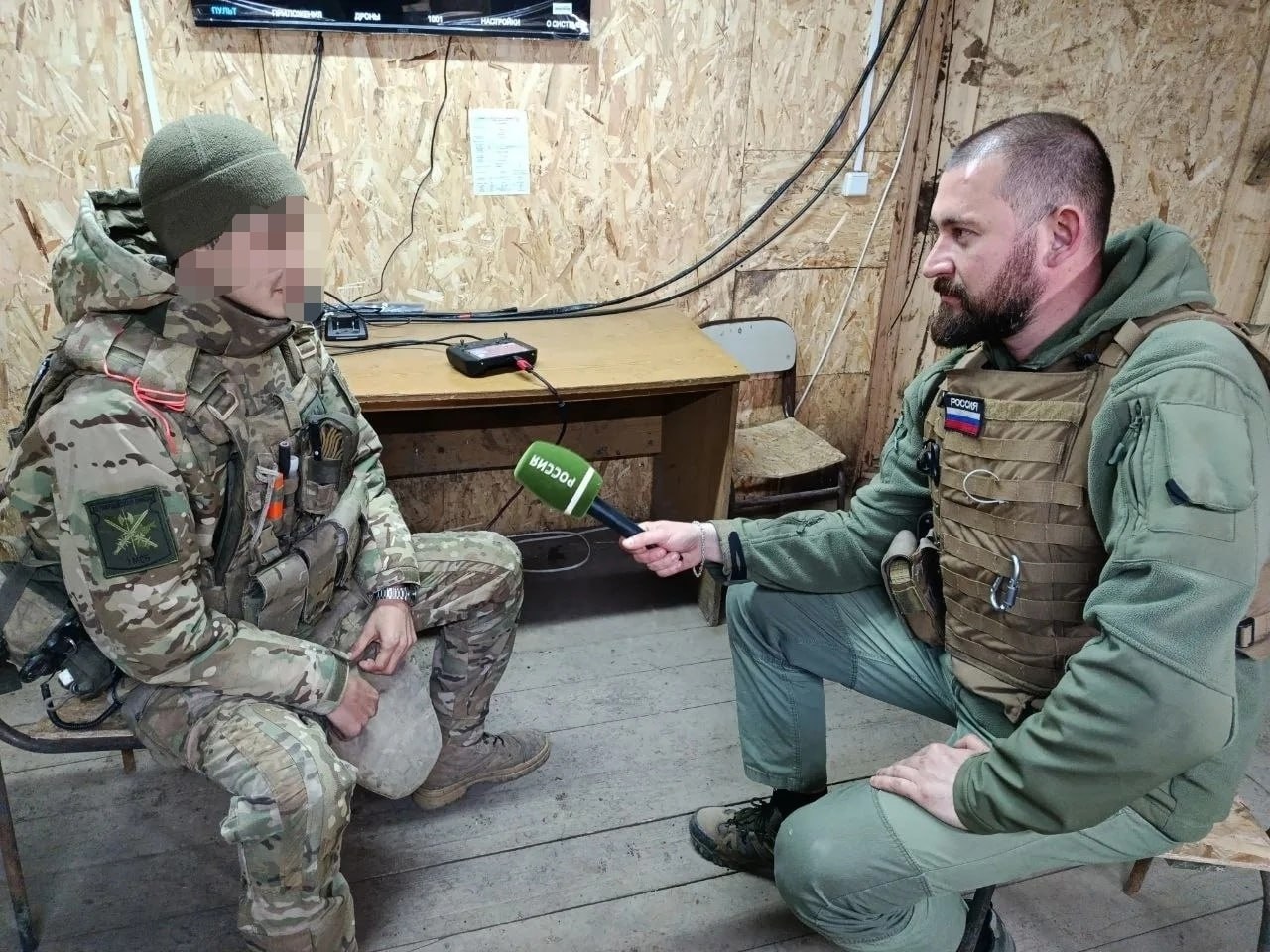 Уроженец Тувы с позывным «Хая» дал интервью телеканалам «Звезда» и «Россия 1»