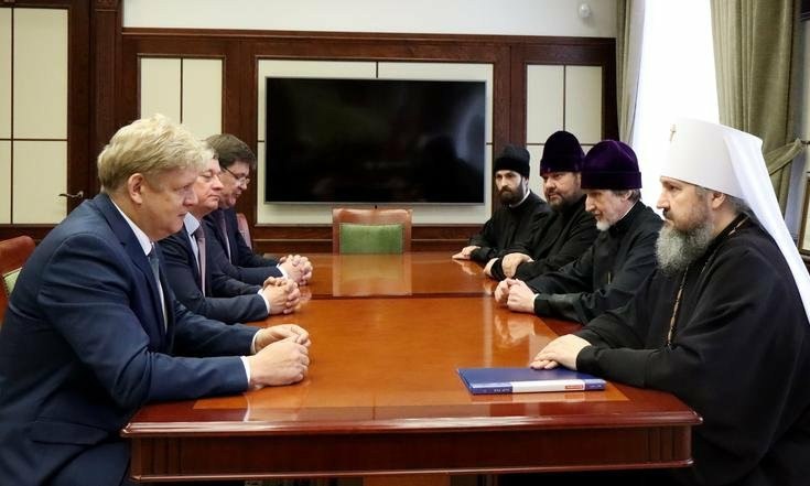 Анатолий Серышев и митрополит Новосибирский и Бердский Варфоломей обсудили совместную реализацию социально значимых проектов