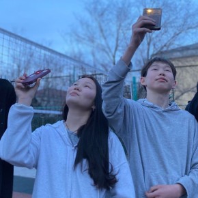 В Туве прошел флешмоб, посвященный первому полету человека в космос