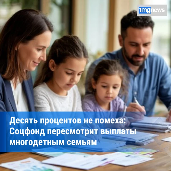 Соцфонд с 22 мая начнет пересматривать отказы в едином пособии многодетным семьям