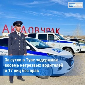 Инспекторы ДПС Тувы выявили поддельное водительское удостоверение и задержали человека в федеральном розыске