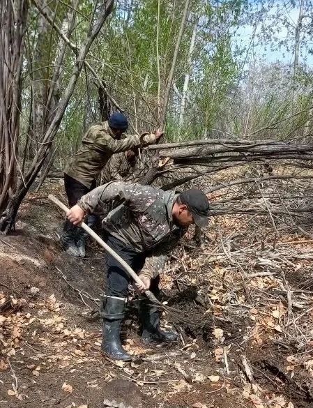 Ст-Хл кожуунда суггат ажылдары уламчылап турарын чагырга чери дынаткан Ст-Хл кожуунда суггат ажылдары уламчылап турарын чагырга чери дынаткан