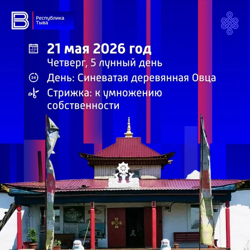 21 мая 2026 год. Четверг - 5 лунный день