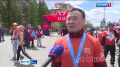 Юбилейный забег. Сегодня Тува участвовала во всероссийском полумарафоне