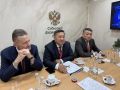Рабочая встреча Главы Тувы с заместителем министра строительства и ЖКХ России Никитой Стасишиным состоялась в ходе Петербургского международного экономического форума