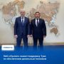 В ходе рабочего визита в Москву Владислав Ховалыг провел встречу с главным исполнительным директором ПАО «Лукойл» Сергеем Кочурковым