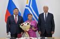 Владислав Ховалыг: Сегодня вручил государственные награды передовикам животноводства Тувы и дипломы I степени чемпионам Наадыма