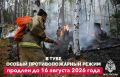 В ТУВЕ ОСОБЫЙ ПРОТИВОПОЖАРНЫЙ РЕЖИМ ПРОДЛЁН ДО 16 АВГУСТА