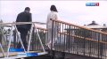 Салдап турар кврг. Буддийжи шуулганны аалчыларынга Каа-Хем биле Бии-Хемни каттышкан черинде Будданы овур-хевирин сонуургадыры-биле, хемелер доктаар черлерде салдап турар кврглерни тургускан