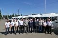 Сегодня в Кызыле состоялось вручение ключей от 12 новых автобусов марок ГАЗ и ПАС представителям автотранспортных предприятий