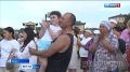 Высший пилотаж. Над Кызылом прошли демонстрационные полёты авиационный группы высшего пилотажа «Русские витязи»