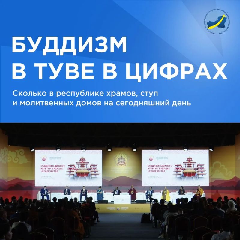 Буддизм в Туве в цифрах. На пленарном заседании форума привели статистику