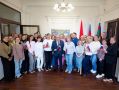 В честь Дня Государственного флага России в МТУ Росимущества в Красноярском крае, Республике Хакасия и Республике Тыва прошла праздничная линейка