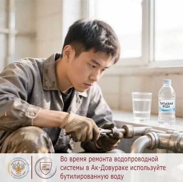 ВНИМАНИЕ. В связи с подключением новой трассы холодного водоснабжения г. Ак-Довурака к действующей водопроводной системе Управление Роспотребнадзора по Республике Тыва настоятельно рекомендует соблюдать меры инфекционной...