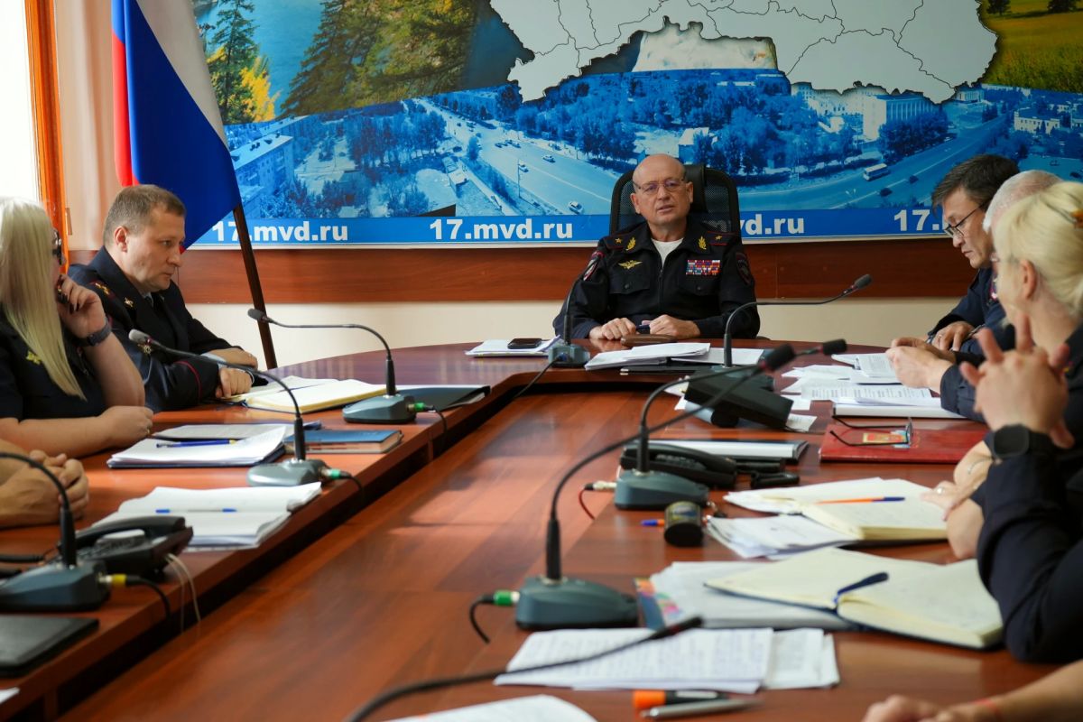 В МВД по Республике Тыва подвели итоги оперативно-служебной деятельности за 9 месяцев 2026 года